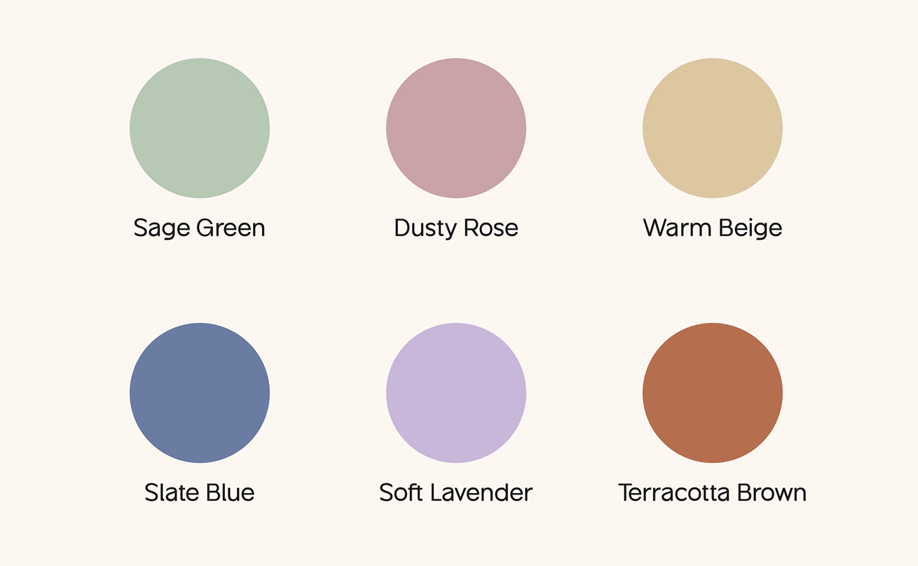 popular muted color examples