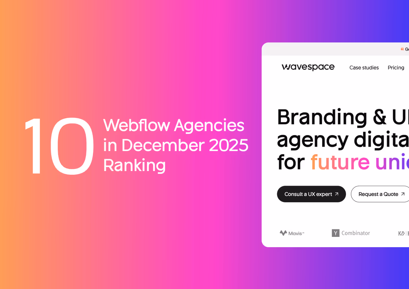 best webflow agency 2025