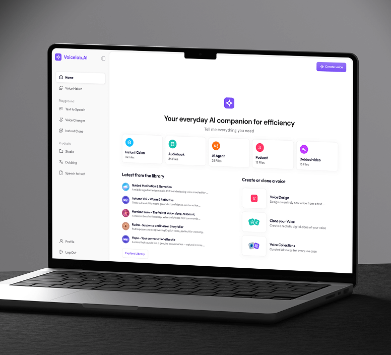 ai product design of wavespace