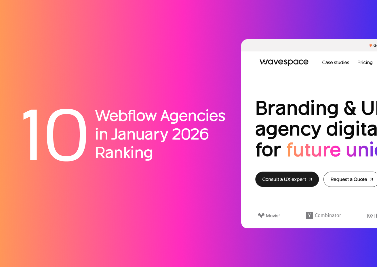 best webflow agency 2026