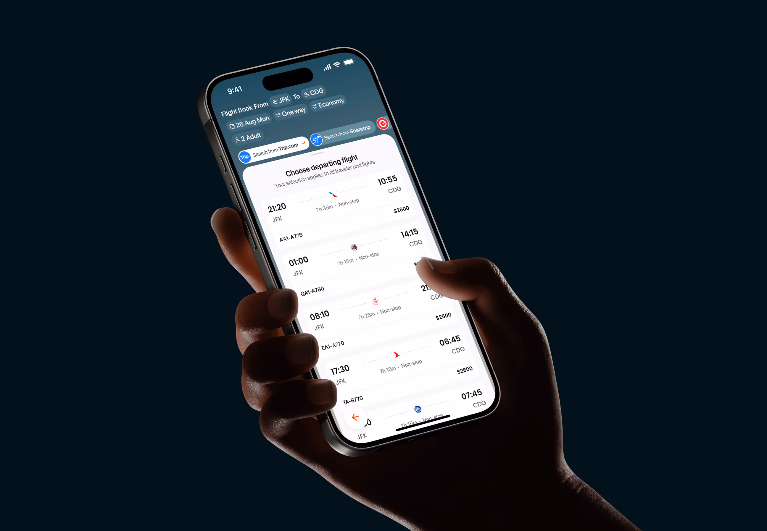BetterAI flight ui app