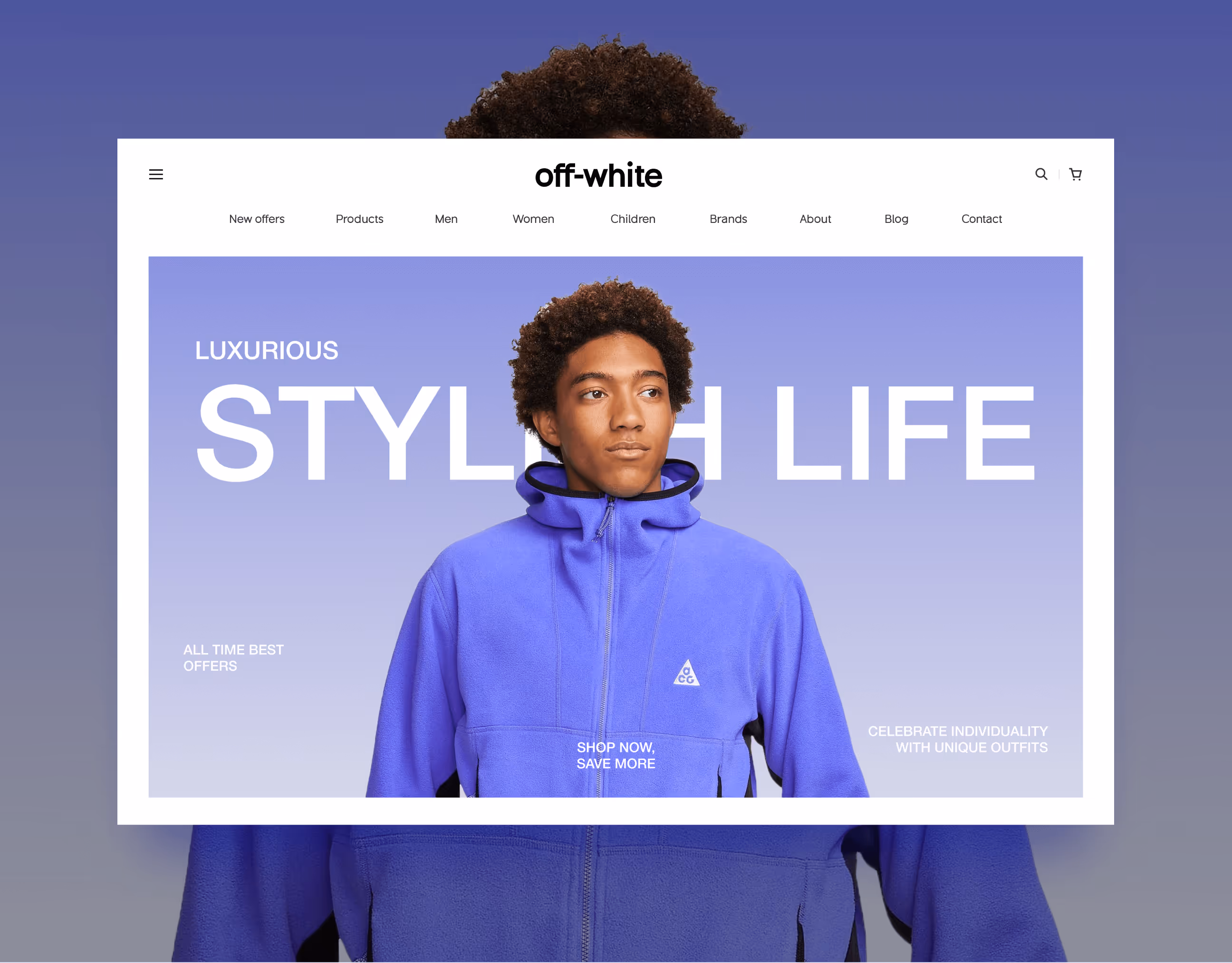 fashion ecommerce web design