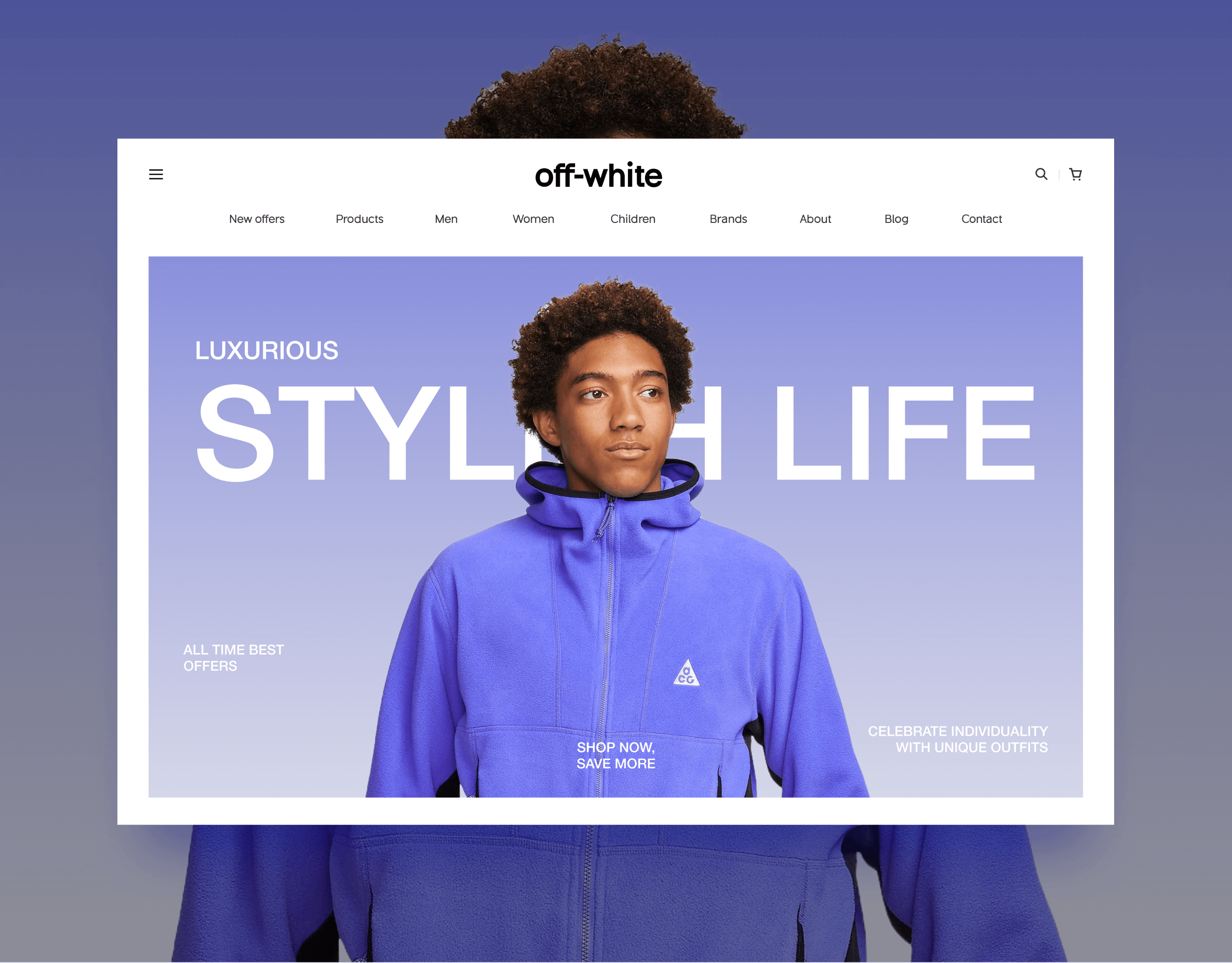 fashion ecommerce web design