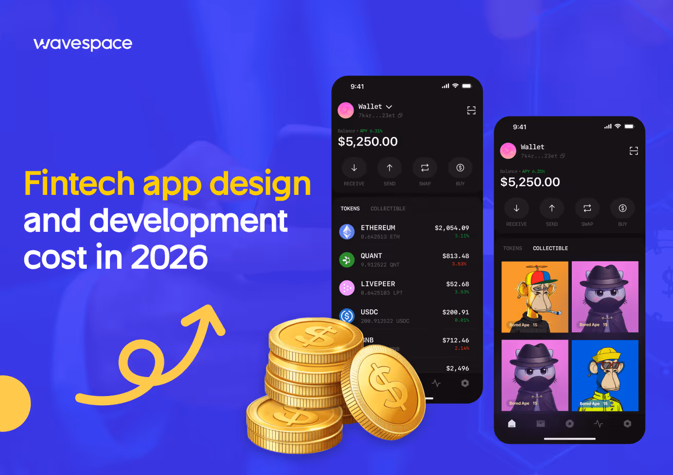 Fintech App Design and Development Cost in 2026 blog by Wavespace