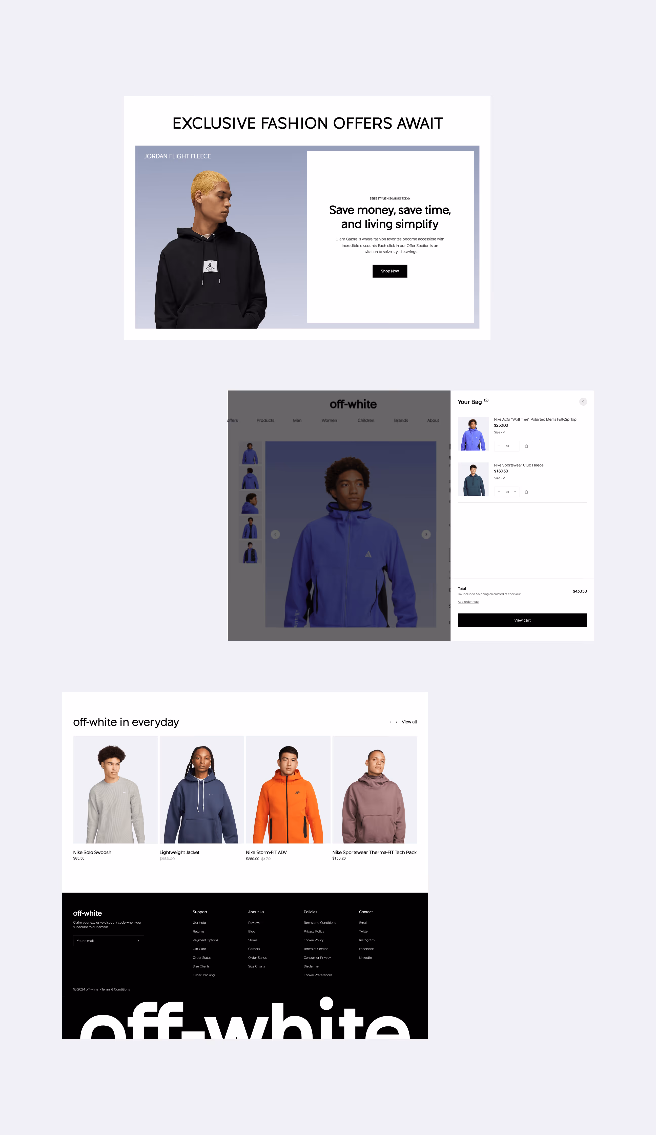 clothing website ui ux