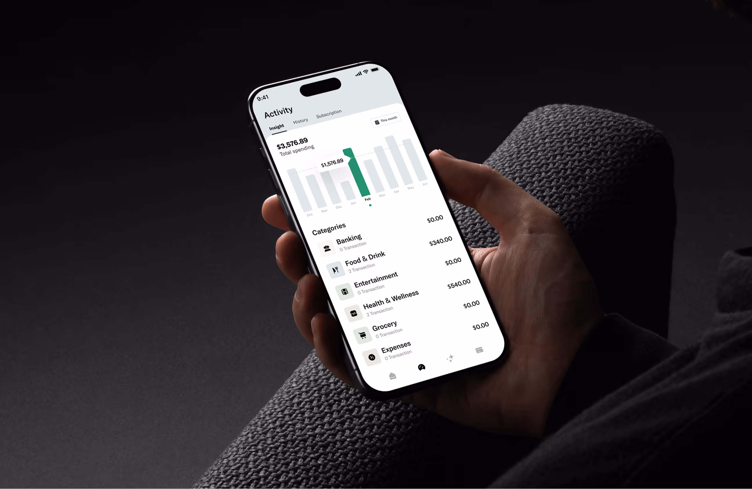 fintech mobile app banking design