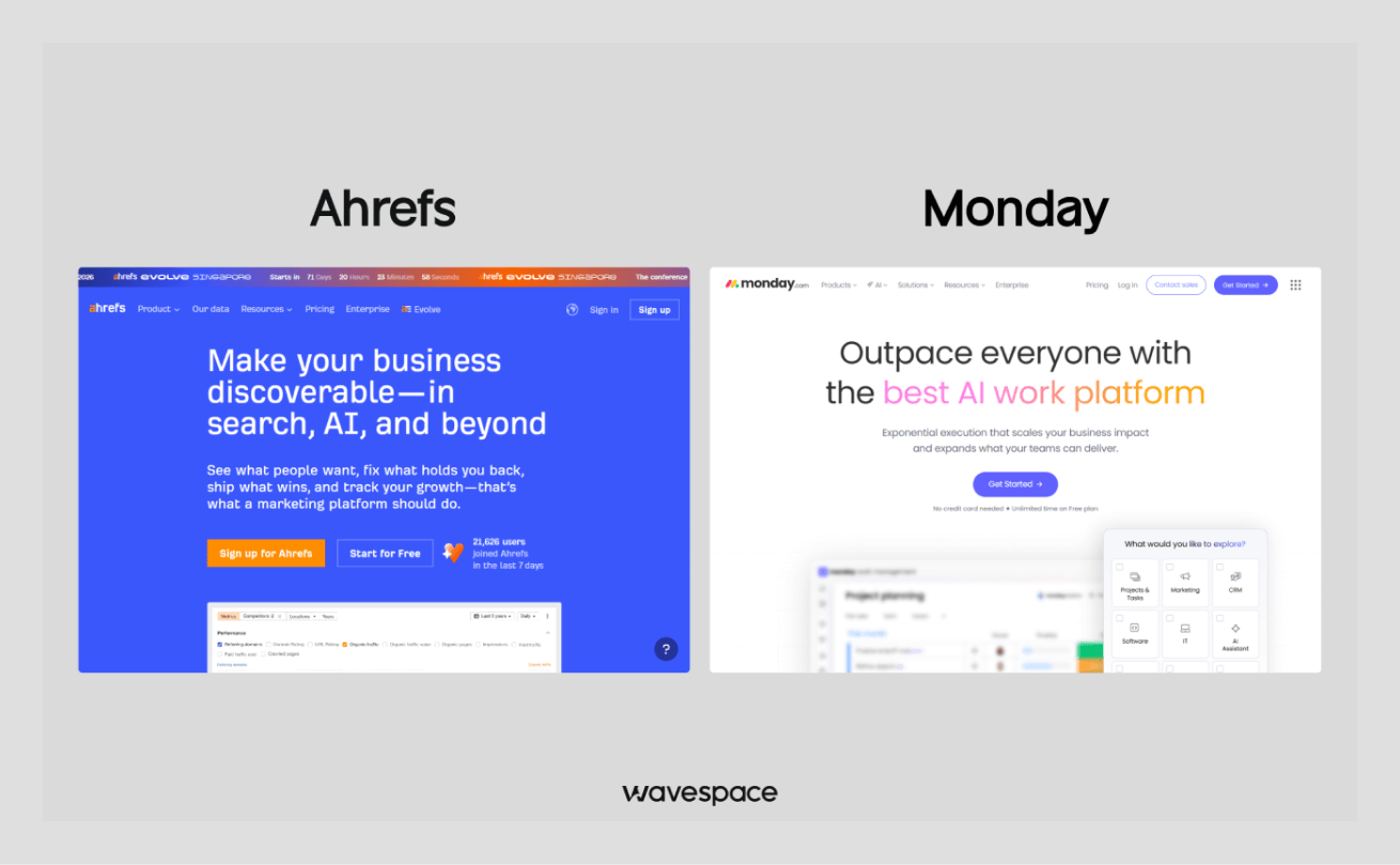 landing page template by wavespace