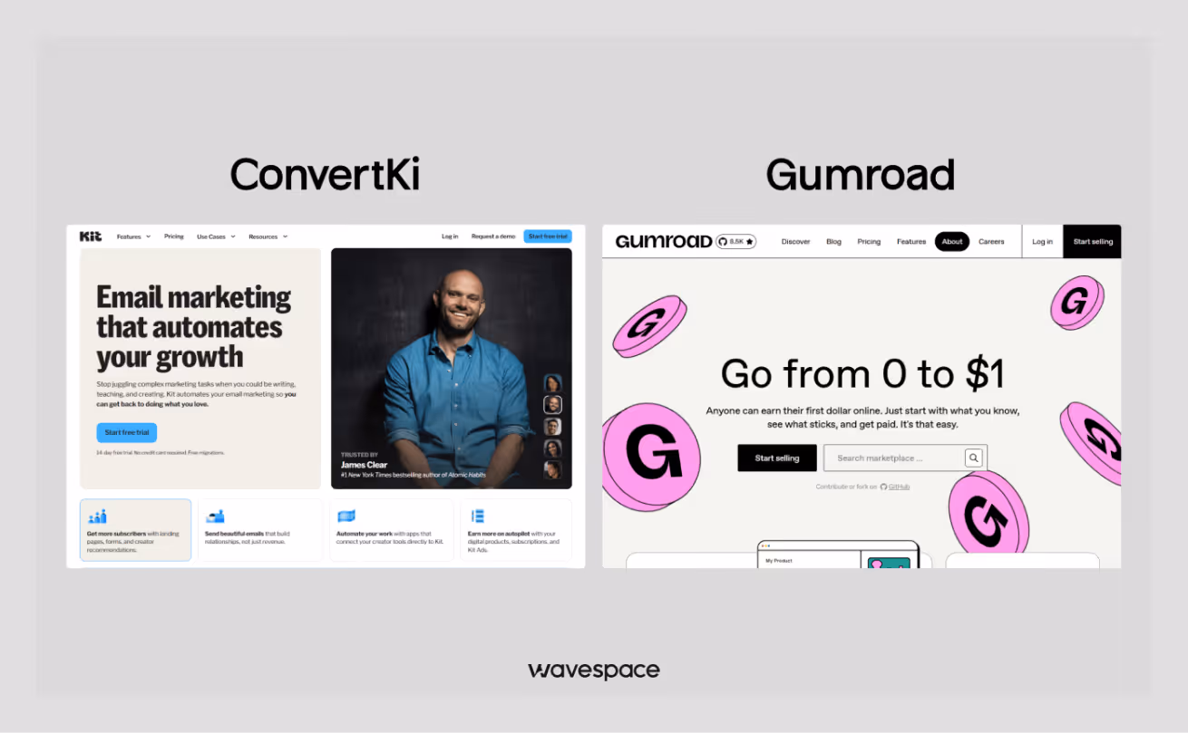 best landing page design template