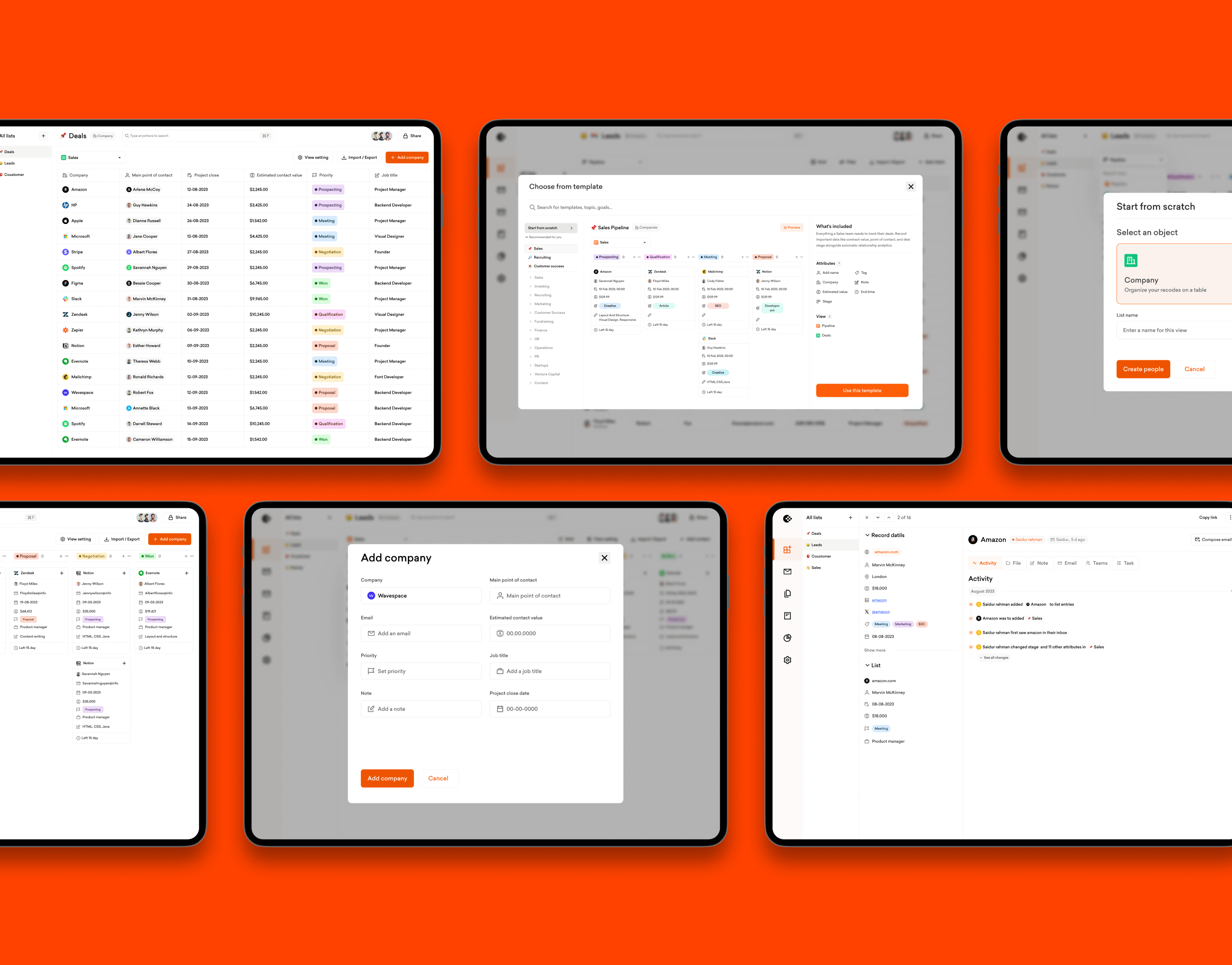 lead management system website design