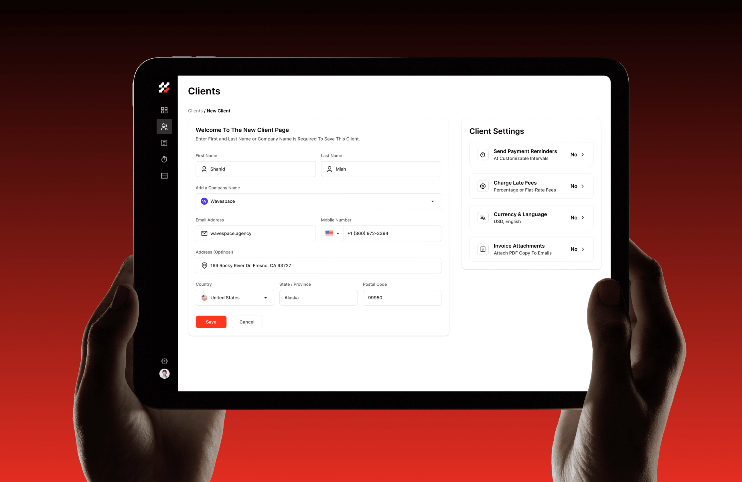 accounting software services ux by wavespace