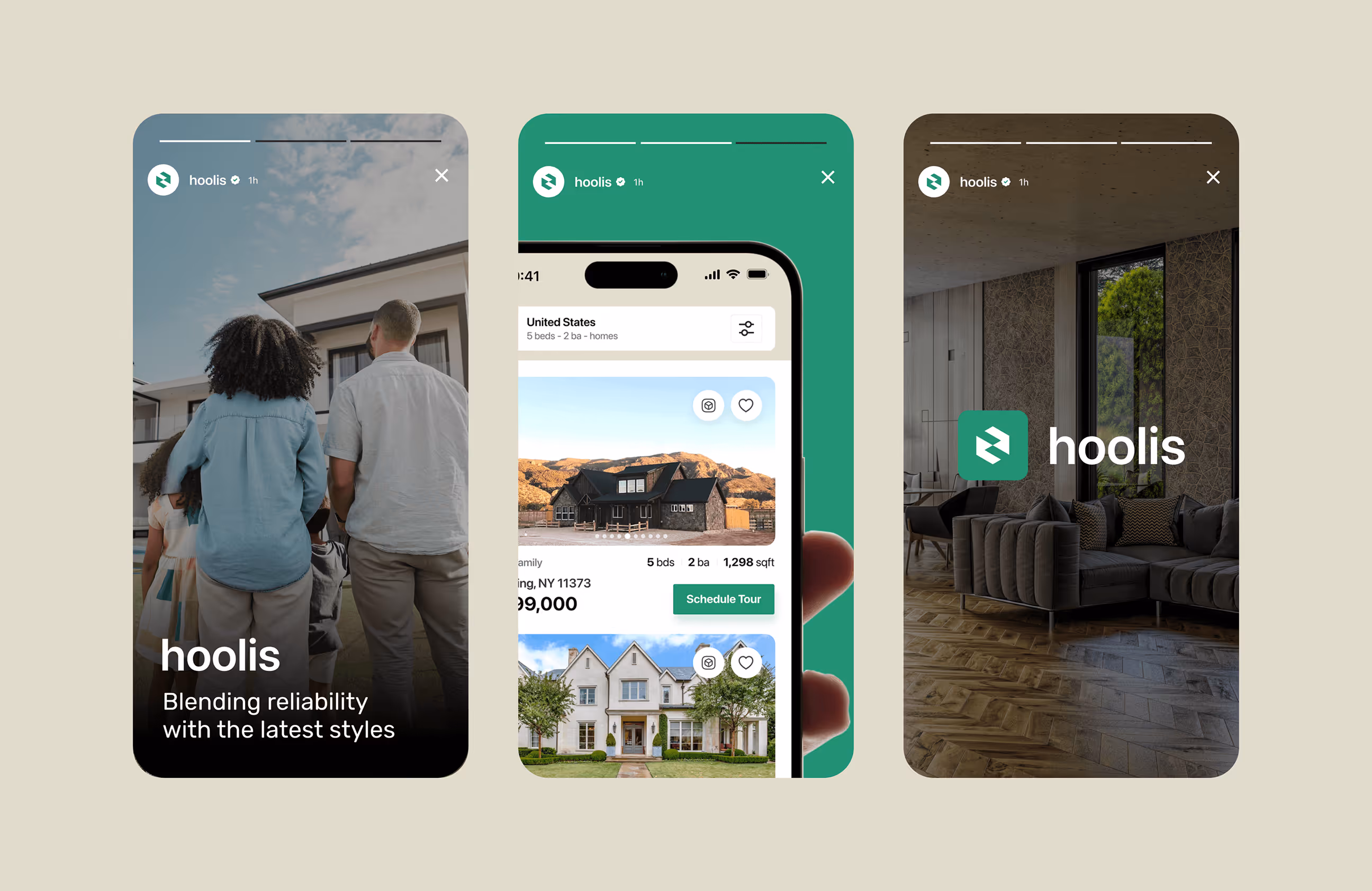 hoolis home listing app