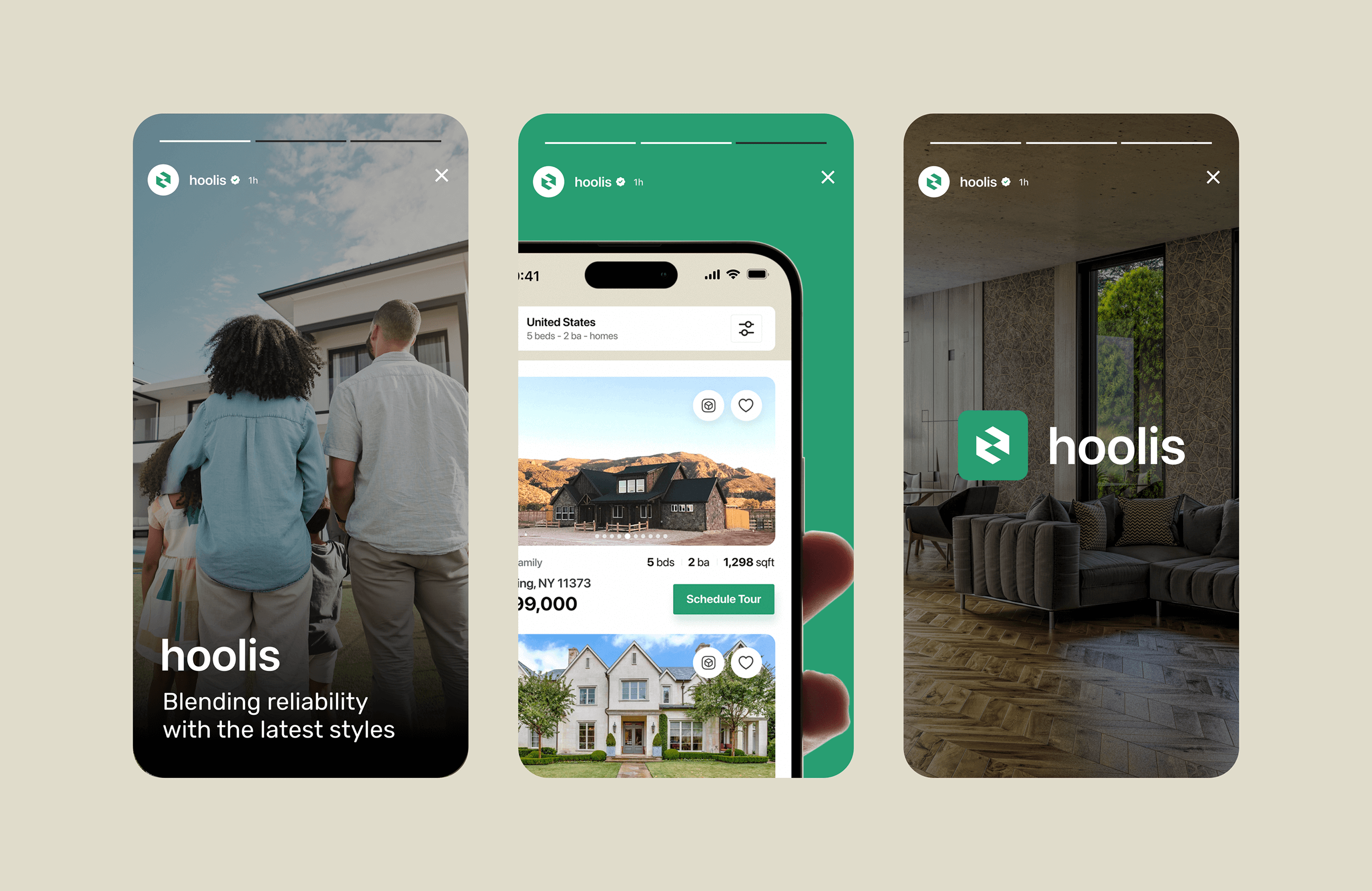 hoolis home listing app