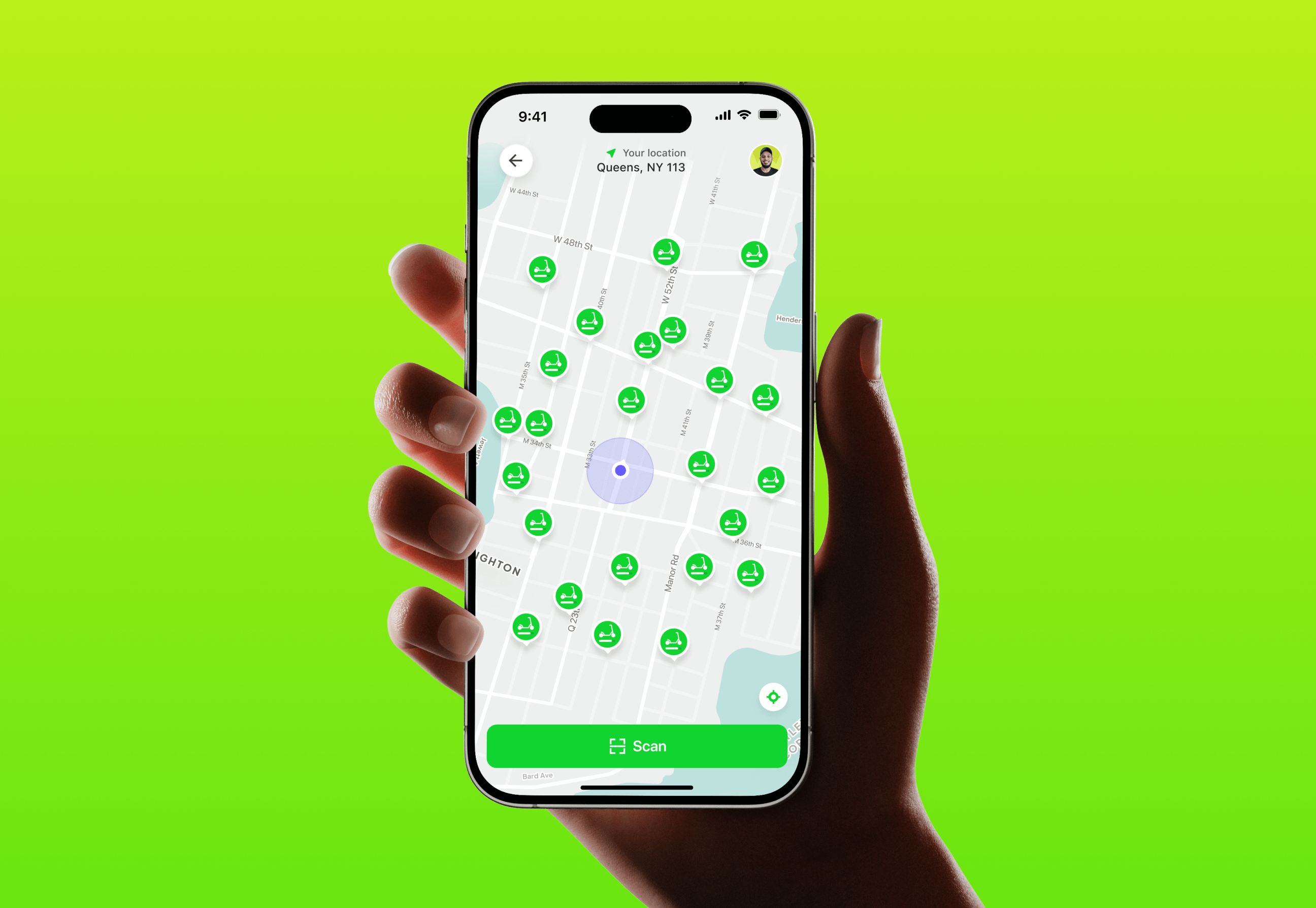 vehicle location tracking app ui