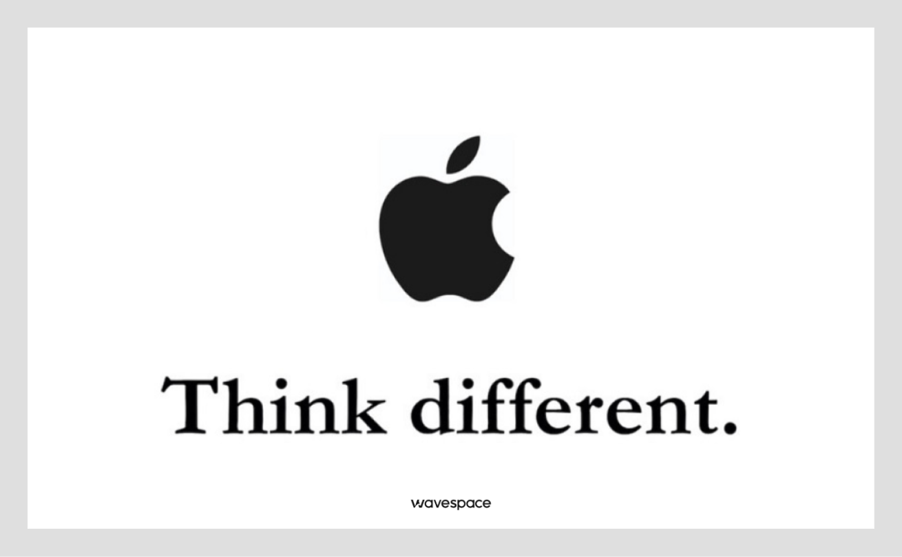 apple brand slogan