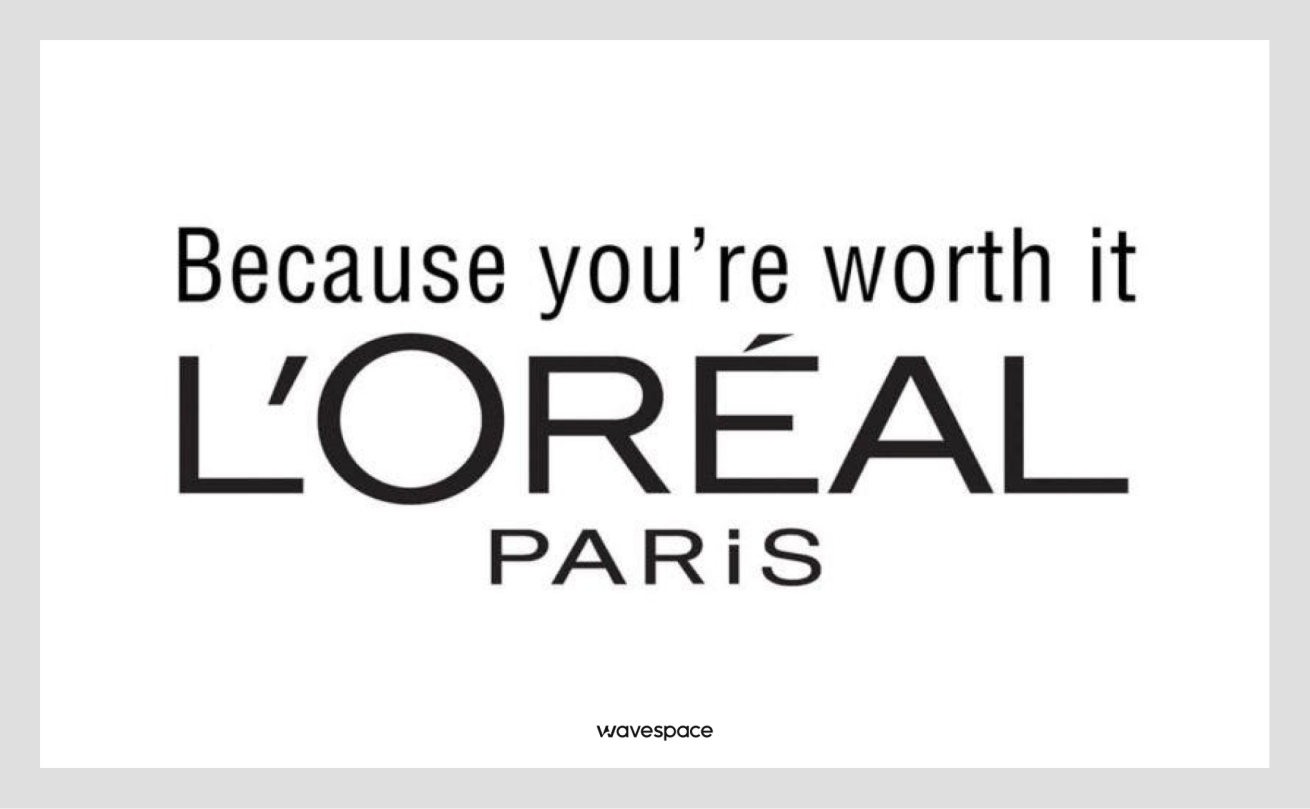 loreal paris brand slogan
