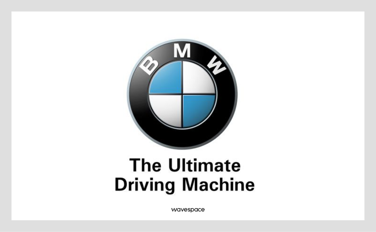 bmw brand slogan