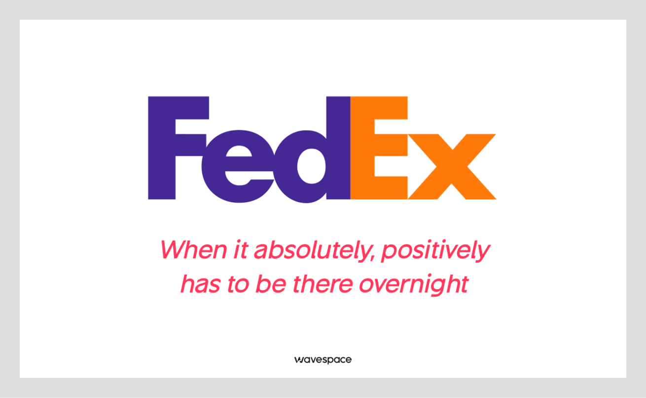 fedex brand slogan