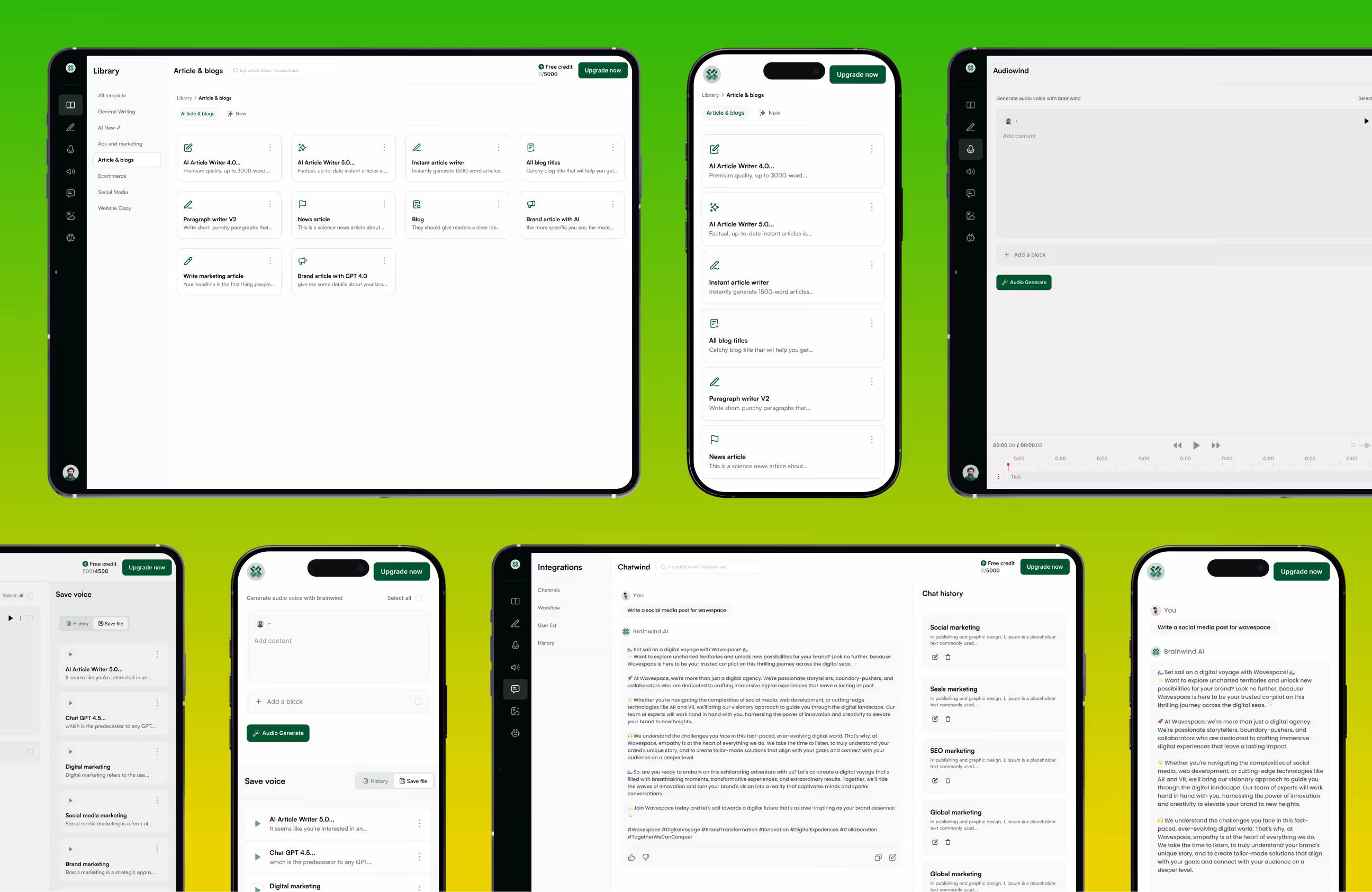 brainwind ai saas ux by wavespace