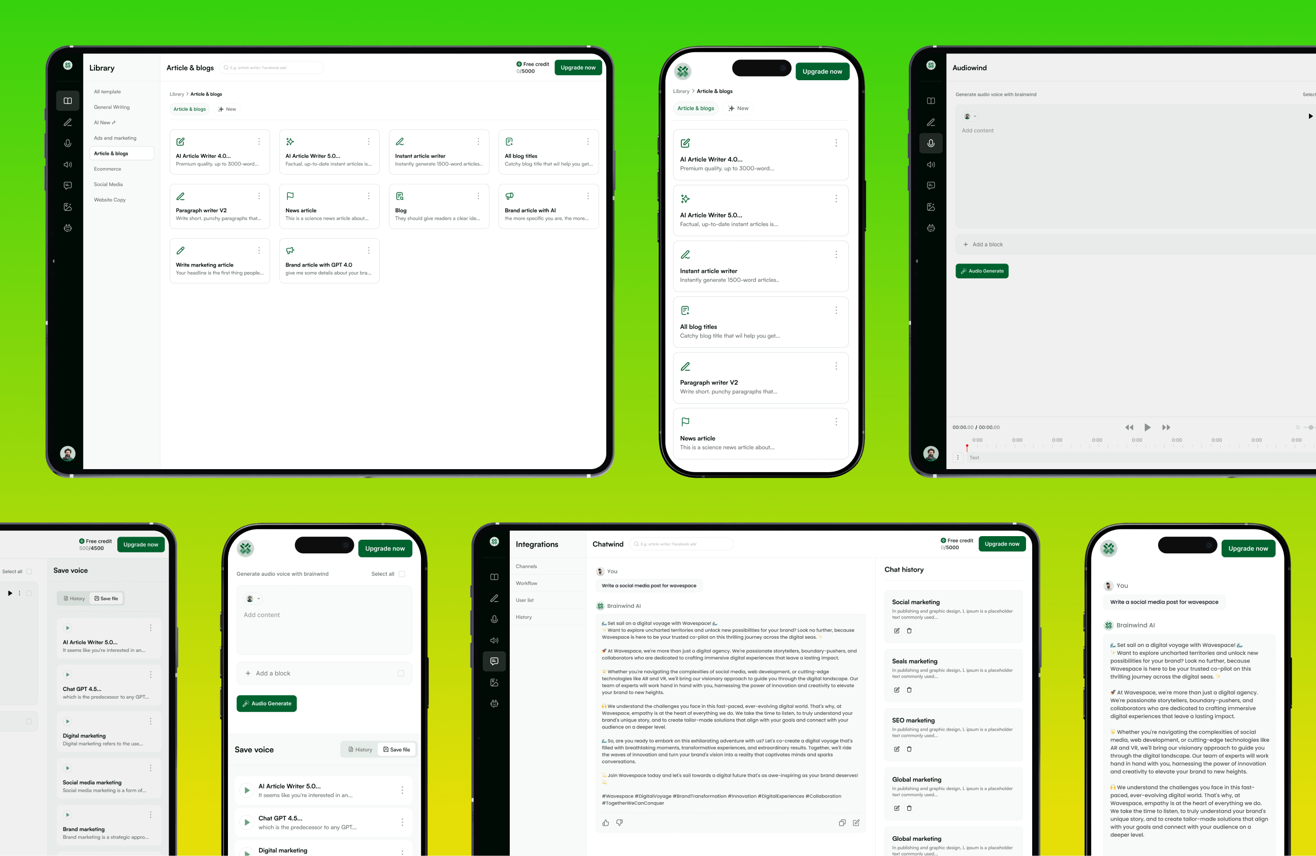 brainwind ai saas ux by wavespace