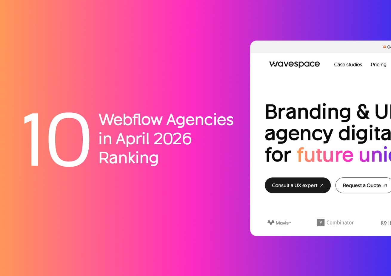top webflow agency