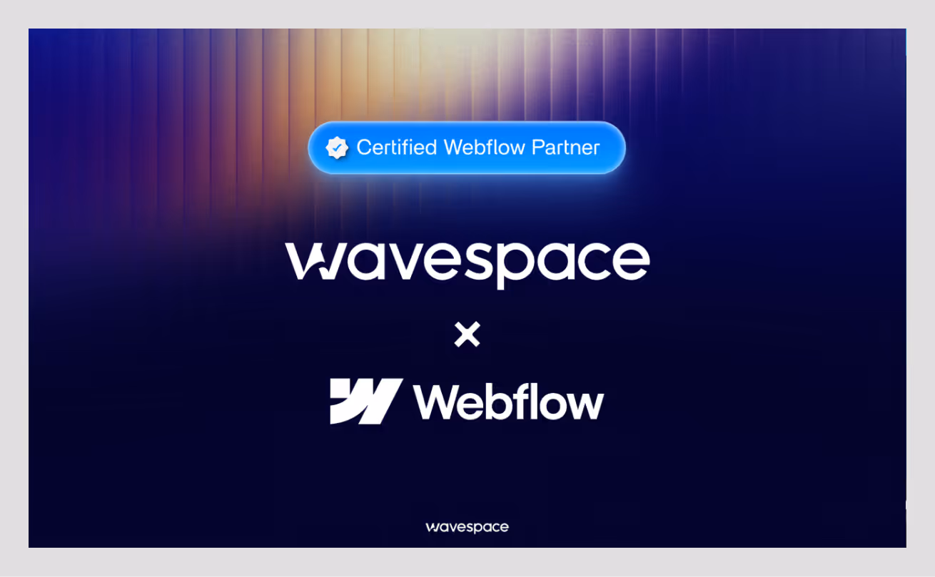 hire a certified webflow partner by wavespace