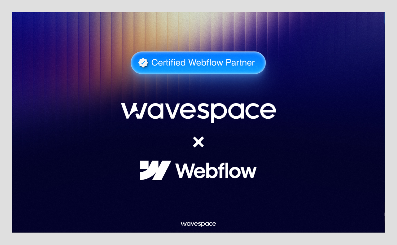hire a certified webflow partner by wavespace