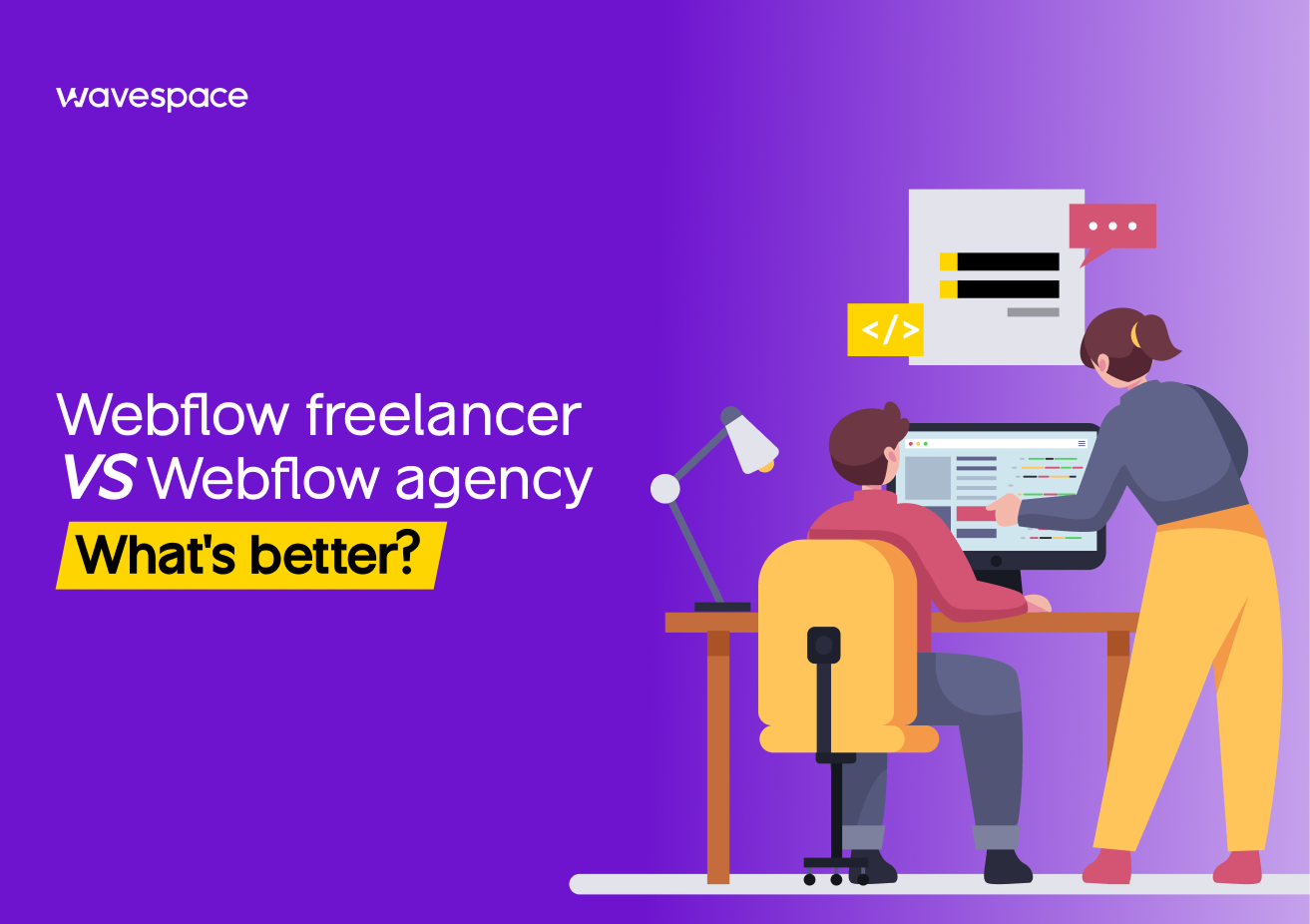 webflow agency vs webflow freelancer