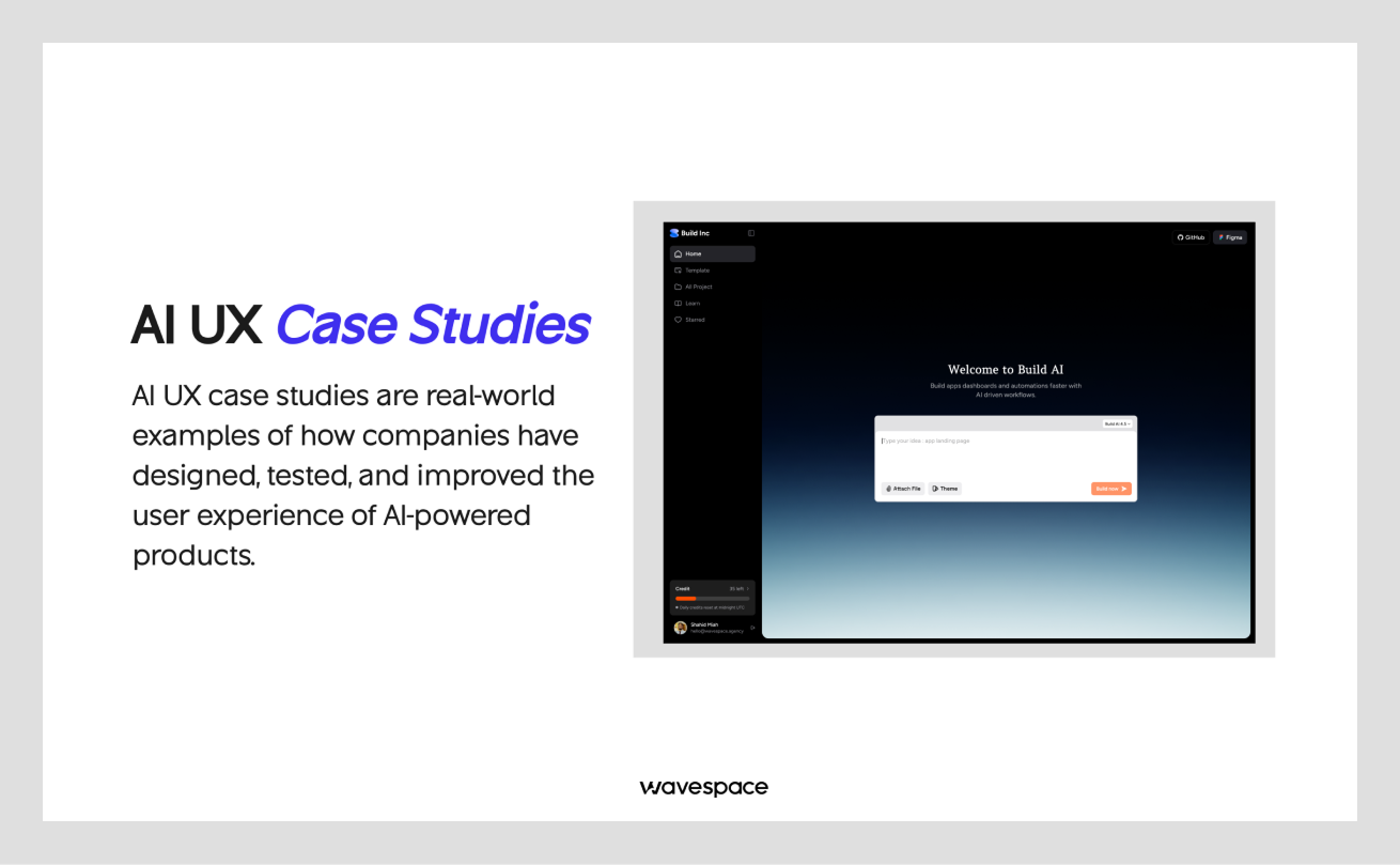 AI UX case study examples