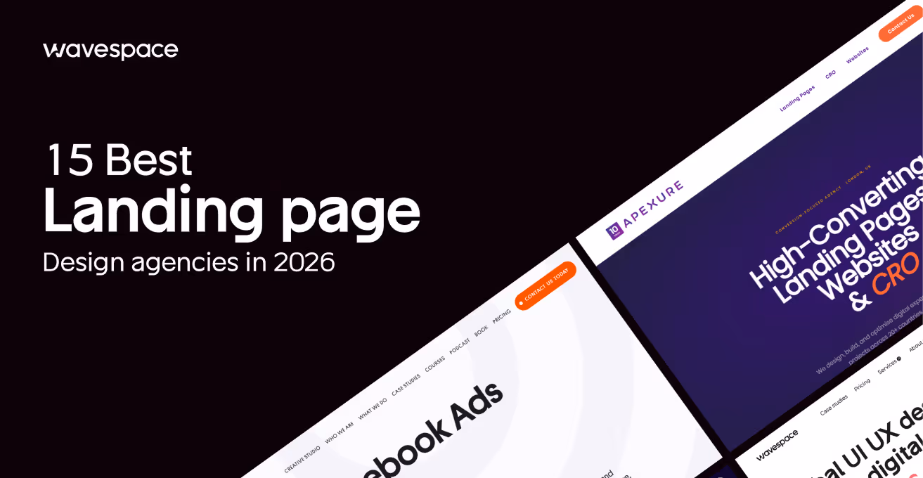 15 Best landing page design agencies in 2026