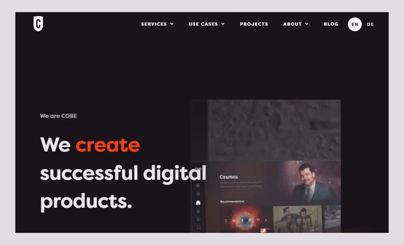 cobe ux ui design agency