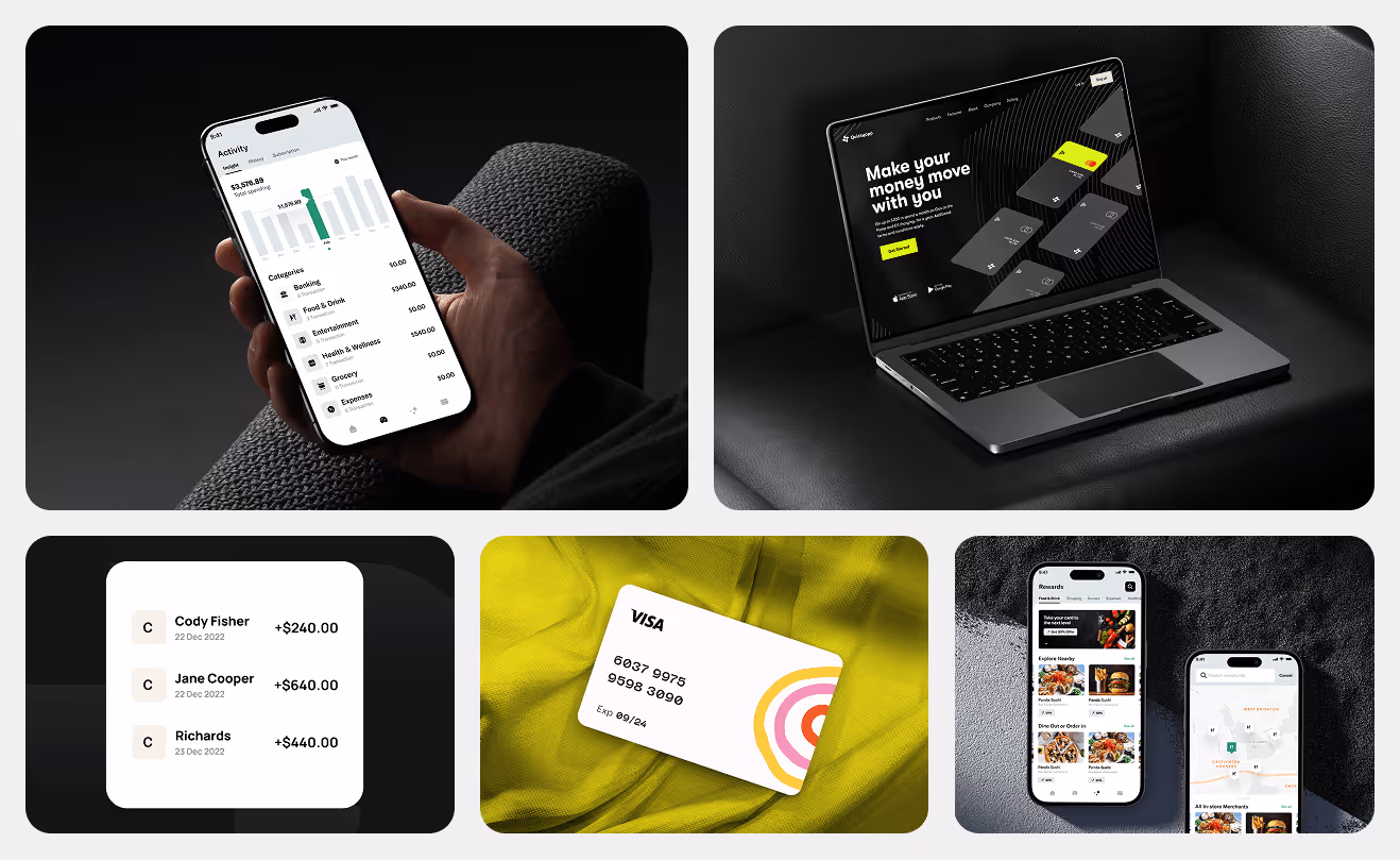quicky fintech app case study by wavespace