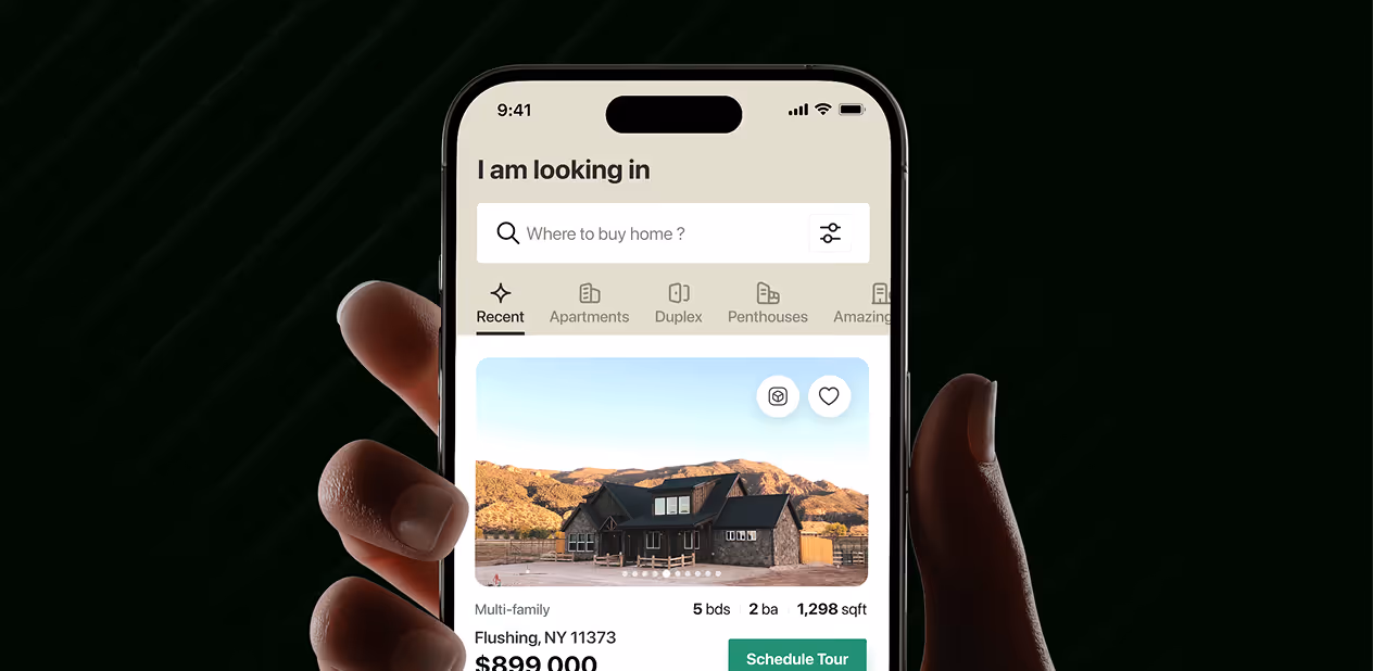 Hoolis - Real estate property buy & sell app design