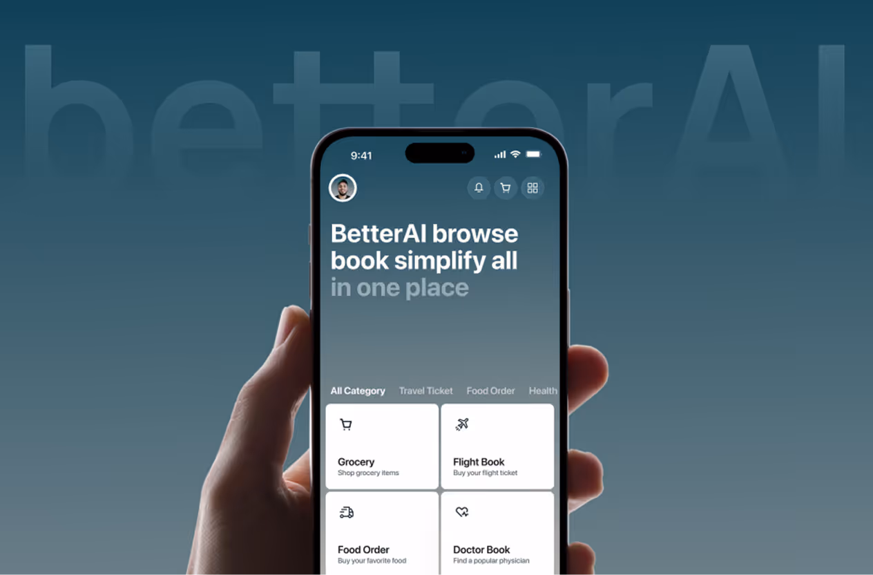 BetterAI - AI all in one booking app 