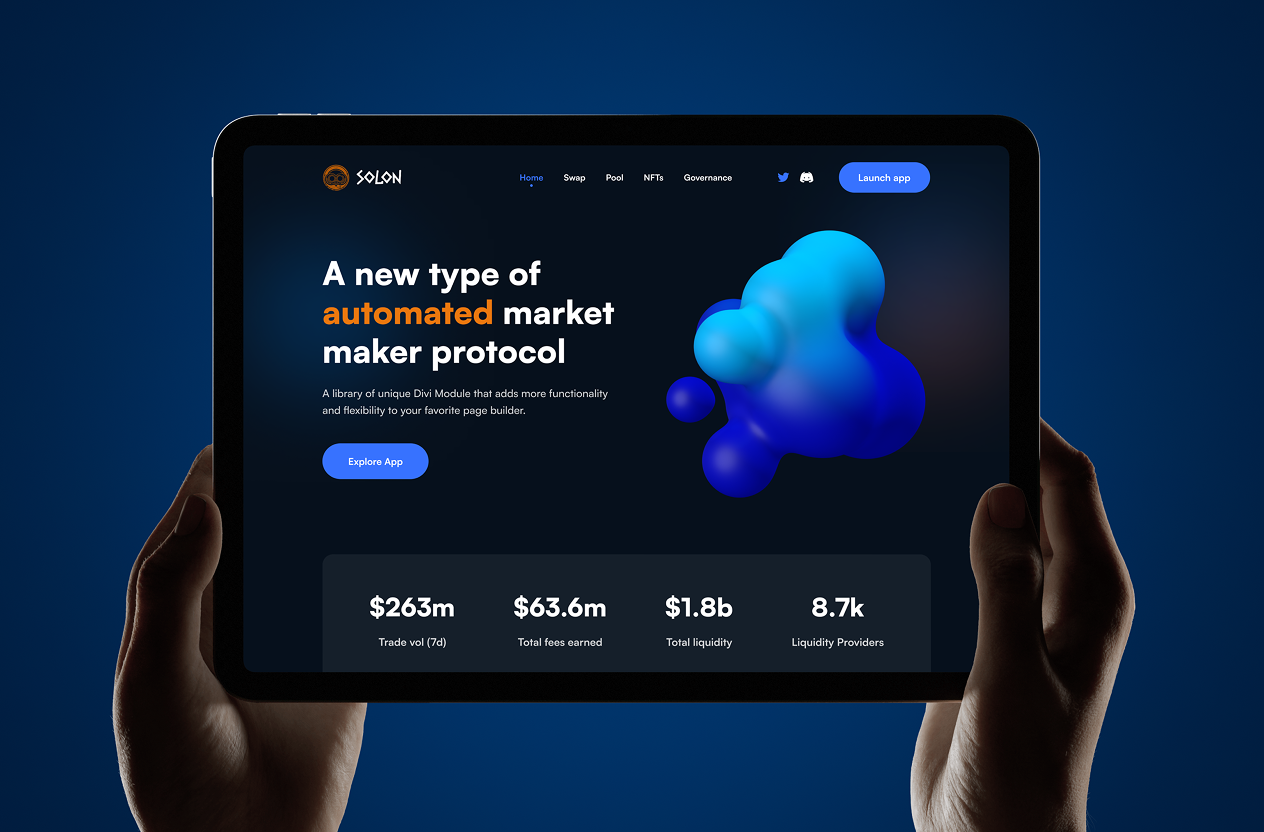 Solon - Crypto trading platform UX