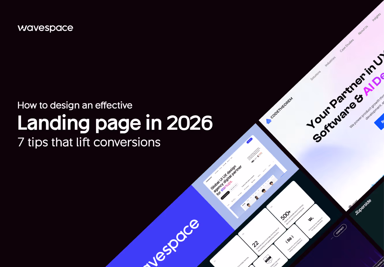 How to design an effective landing page in 2026: 7 tips that lift conversions