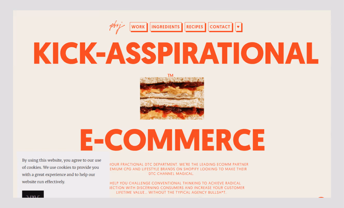 pbj ecommerce web design agency