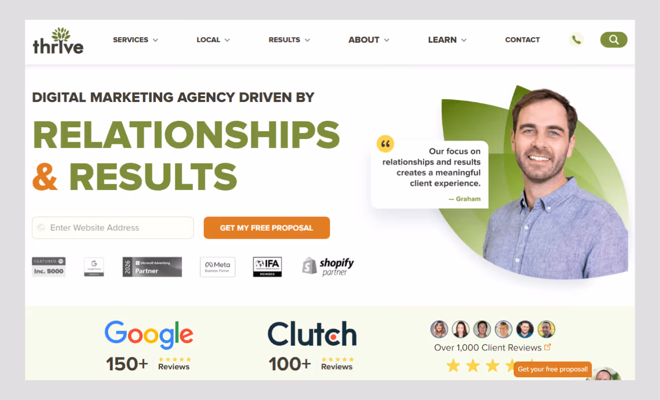thrive digital marketing agency