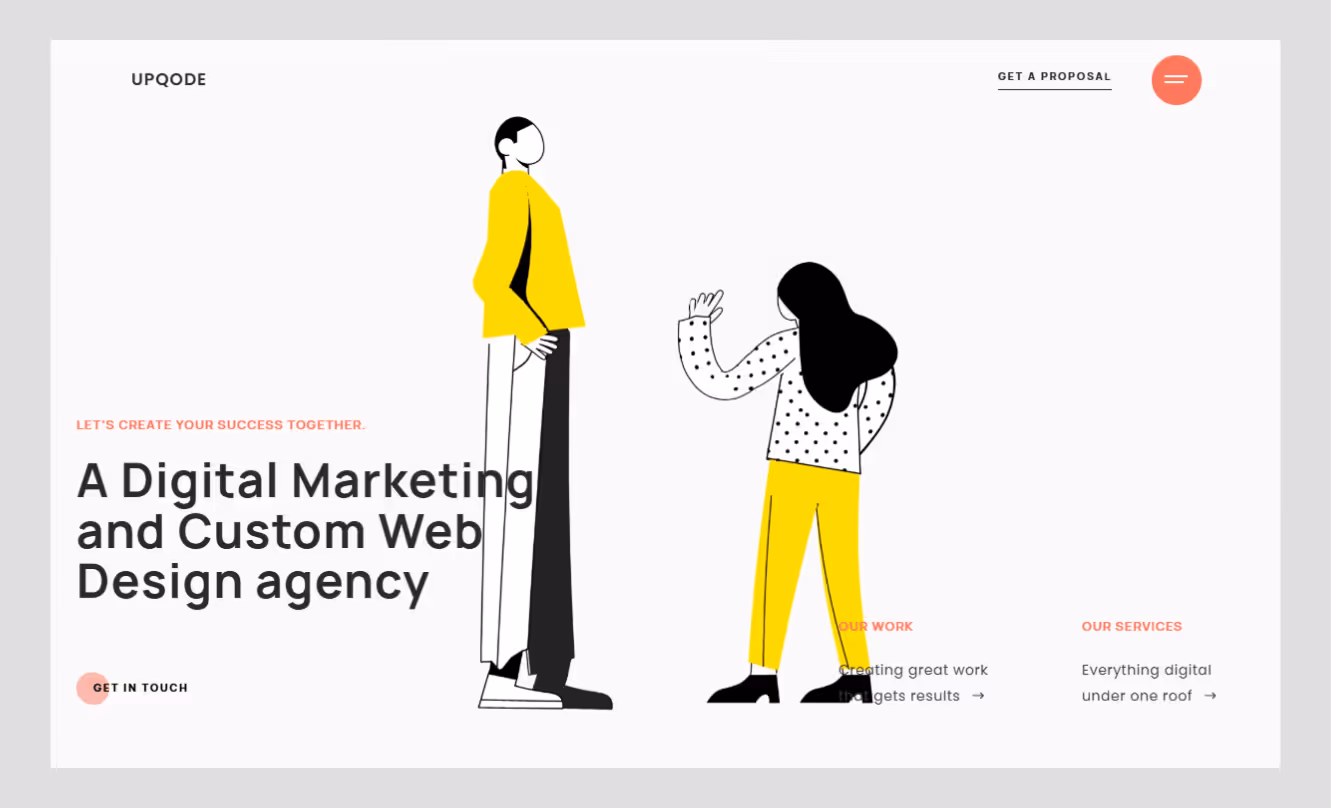 upqode digital marketing and web design agency