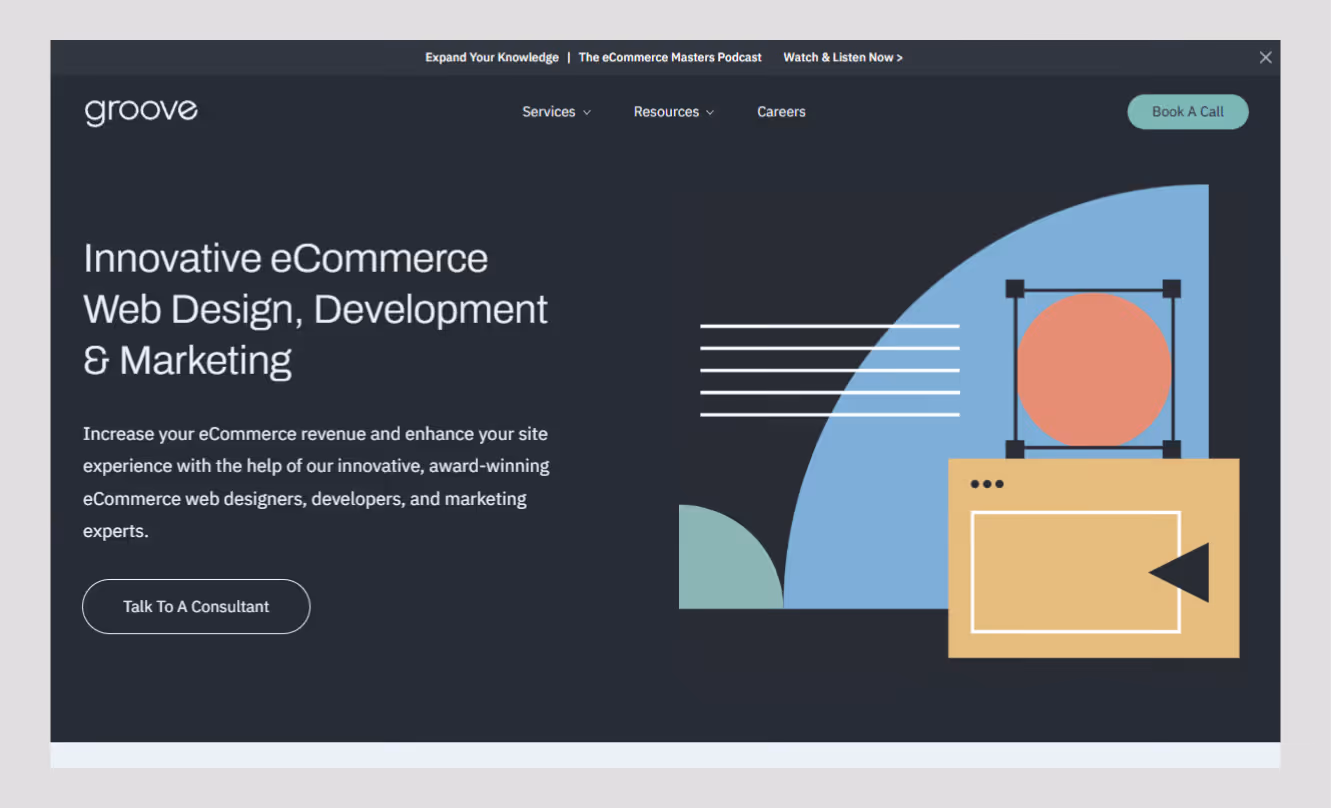 groove ecommerce web design agency