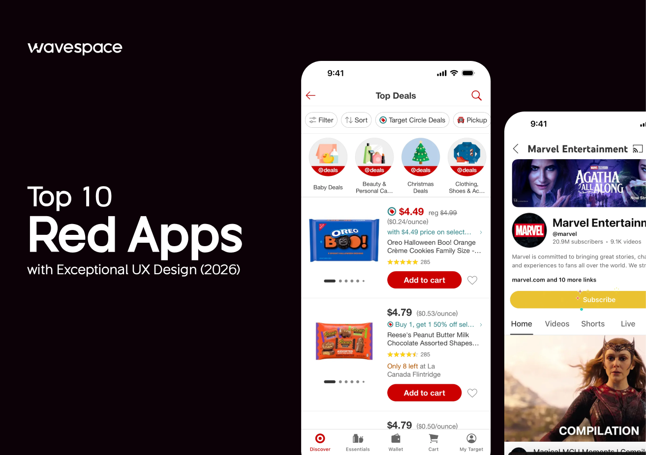 Top 10 red apps ux