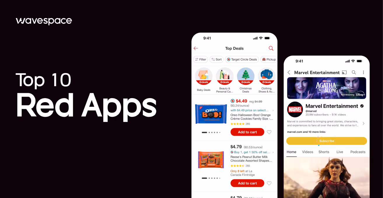 Top 10 red apps with exceptional UX design (2026)