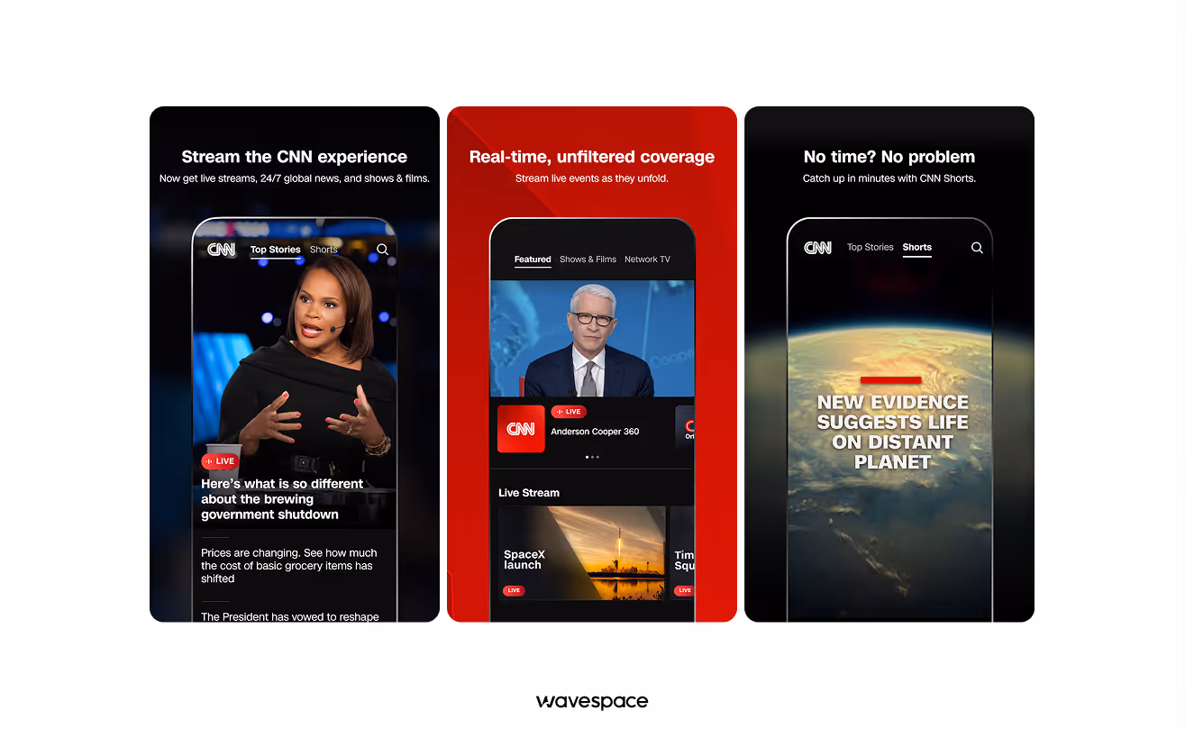 cnn app by wavespace
