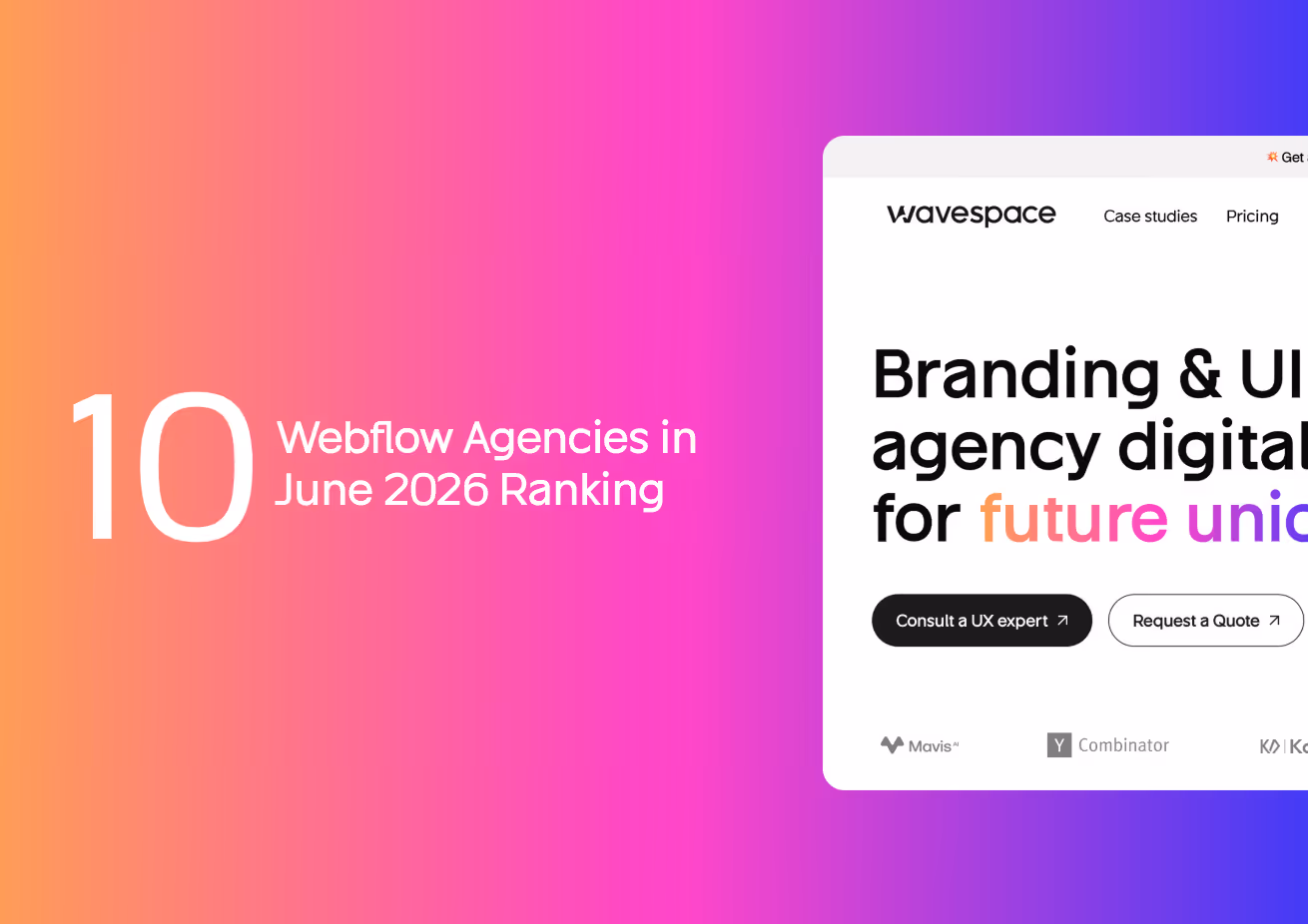 Top 10 Webflow agencies in June (2026 Ranking)