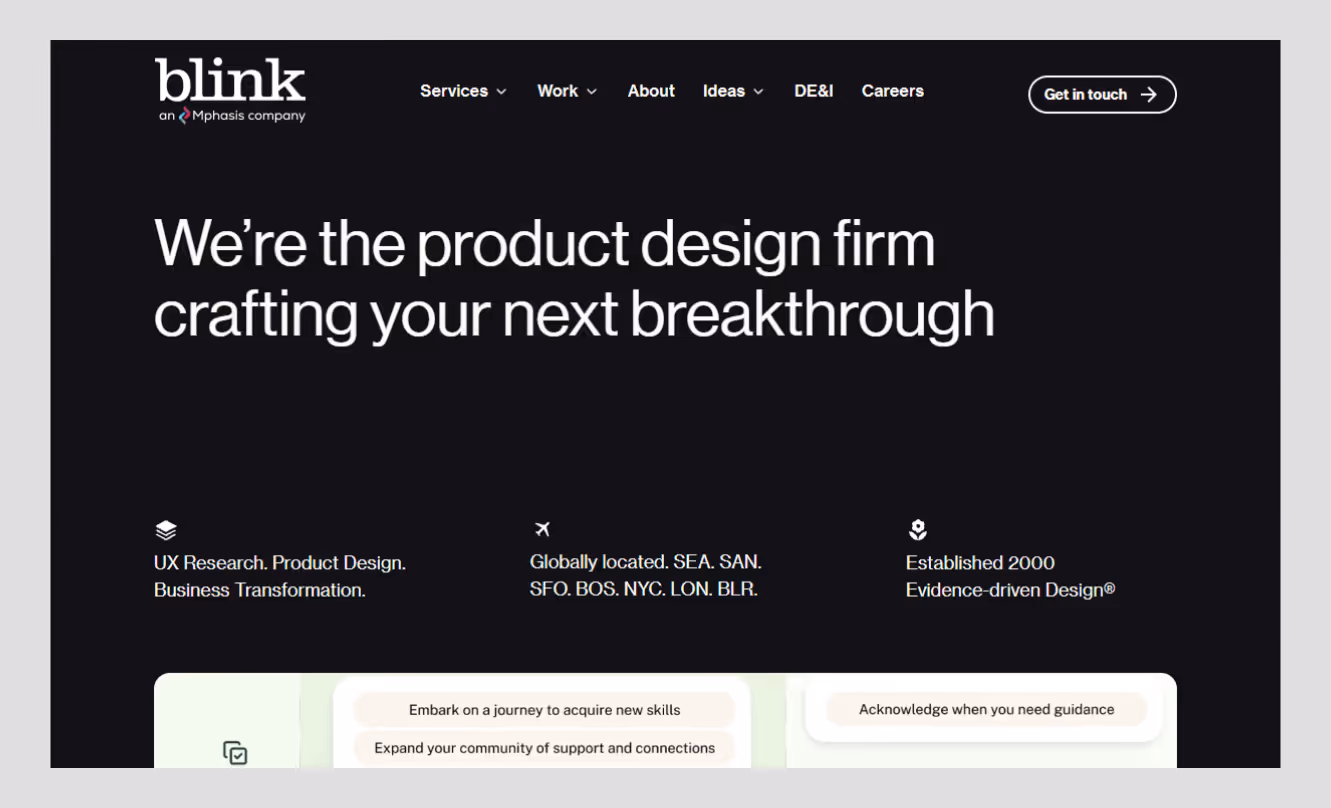blink ux