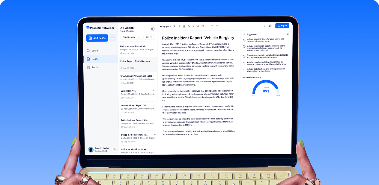 Police Narratives AI