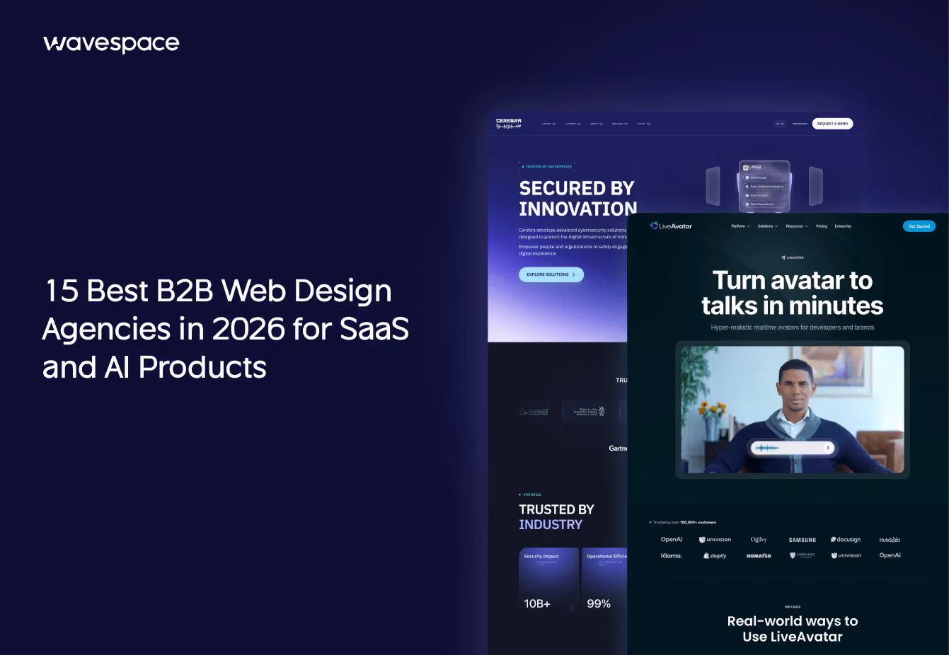 15 best B2B web design agencies in 2026 for SaaS and AI products