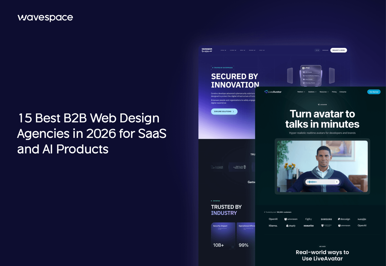 best b2b web design agencies by wavespace