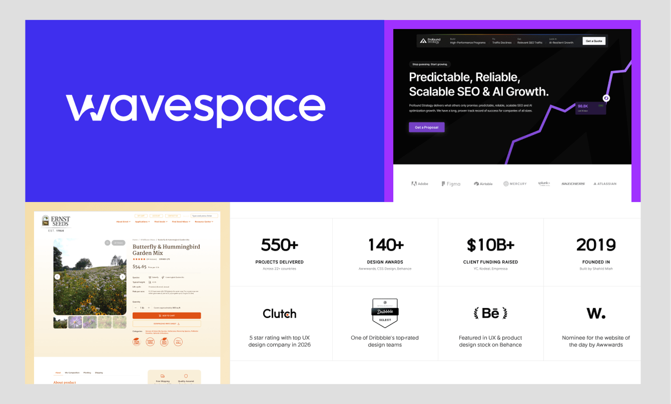 b2b web design agency of wavespace