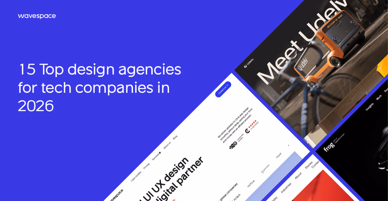 15 Top design agencies for tech companies in 2026