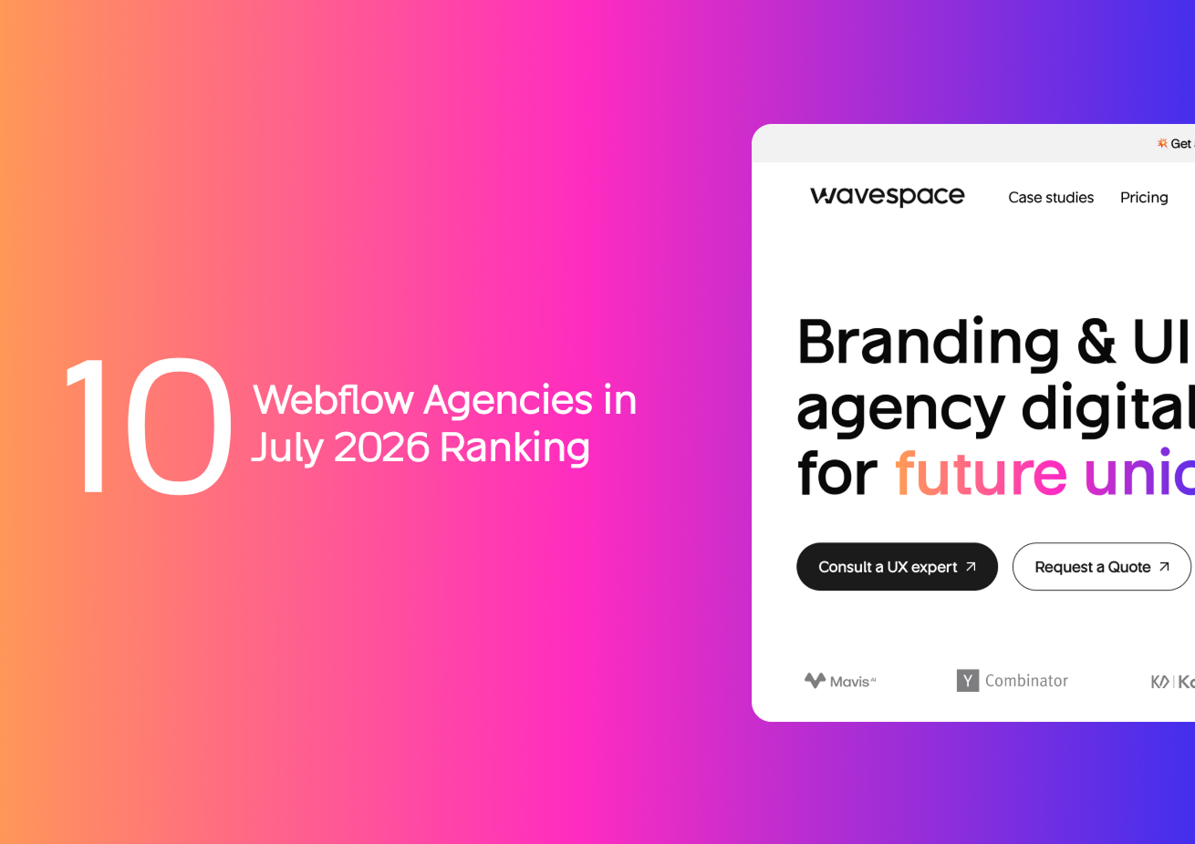 top webflow agency